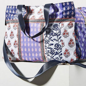 Anthropologie Gwendolyn Structured Weekend Bag